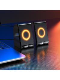 LENOVO LECOO DS100 1+1 Siyah 6w RMS Hoparlör RGB Ledli - 1